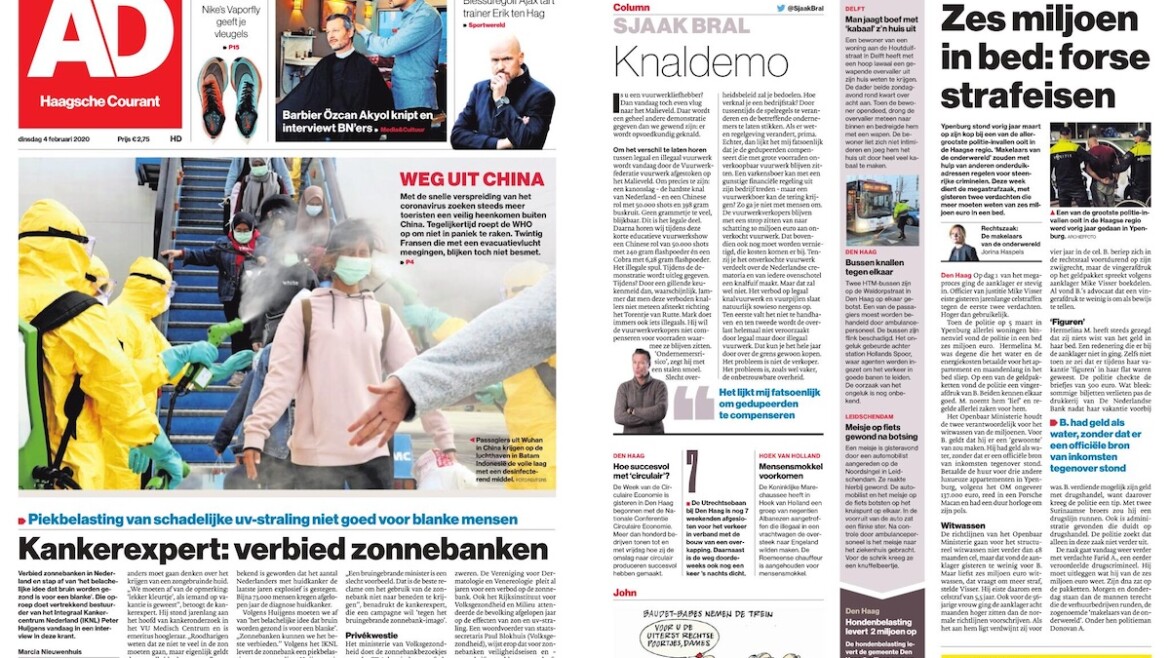 Algemeen Dagblad AD Testrubriek