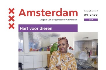 Interview Amsterdammertje van het jaar, gemeentekrant editie Oost